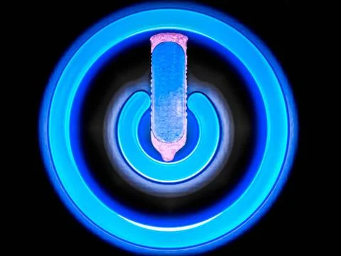 Condom on Computer Power Button Condom on Computer Power Button Copyright:... Stock Photos