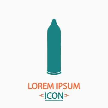 Condom computer symbol Stock Illustration