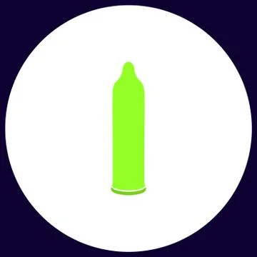 Condom computer symbol Stock Illustration