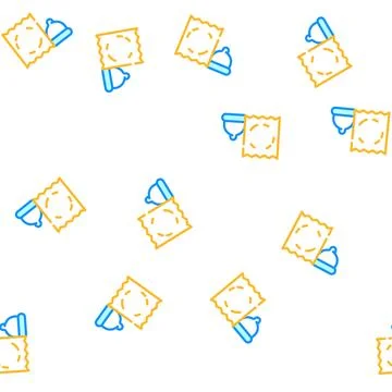 Condom contraceptive vector seamless pattern color Stock-Illustration