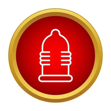 Condom icon vector illustrating safe sex protection Stock Illustration