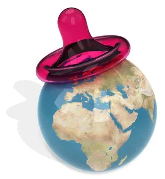 The condom Stock Illustration