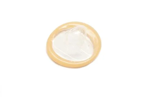 Condom isolated on white background Stock Photos