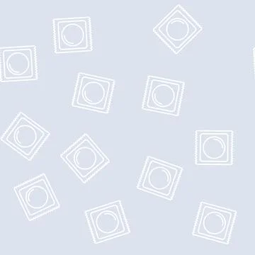 Condom package line seamless pattern Stock-Illustration