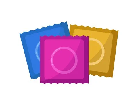 Condom vector icon, protect symbol Stock Illustration