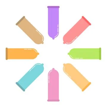 Condom vector illustration Stock Illustration