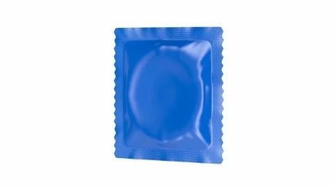 Condom on white background 動画素材 85970323