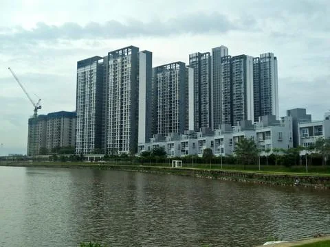 Condominium Construction in progress Stock Photos