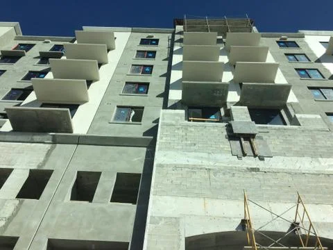 Condominium under construction Stock-Fotos