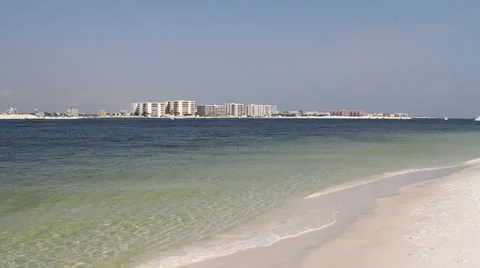 Condominiums Destin Beach Stock Footage 2676319