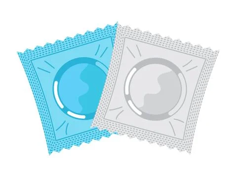 Condoms icon vector in flat style. Problems of unwanted pregnancy Stock-Illustration