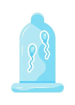 Condoms icon vector in flat style. Problems of unwanted pregnancy Stock Illustration