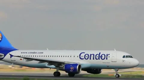 Condor Airline Take off Stock Footage 11313760