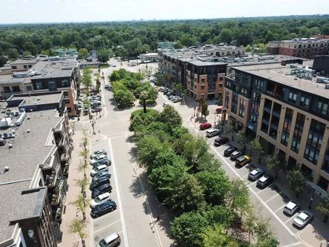 Condos and Trees Stock Photos