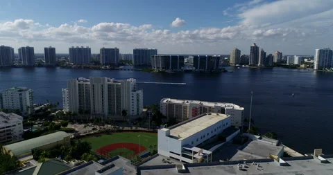 Condos in North Miami Beach Stock Footage 147064809