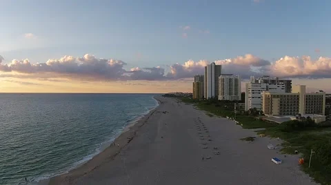 Condos on Singer Island, FL Stock Footage 50172584