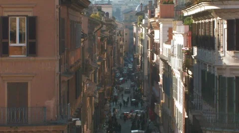 Via Condotti Stock Footage 102892