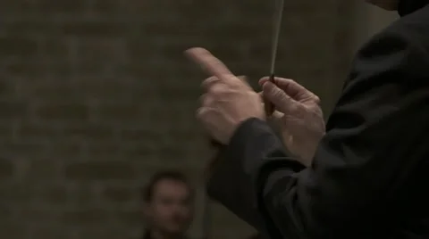 Conducting hands Stock Footage 21938805