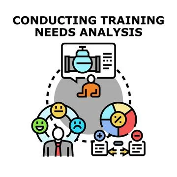 Conducting training needs analysis for development planning Stock Illustration