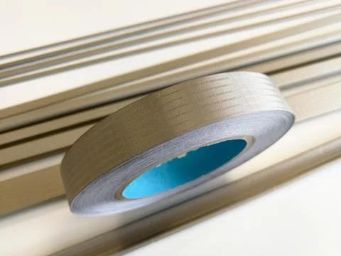 Conductive shielding gaskets for electromagnetic emissions shielding Stock Photos