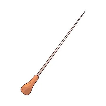 Conductor Baton illustration Stock Illustration