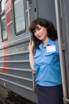 Conductor of the carriage Stock-Fotos