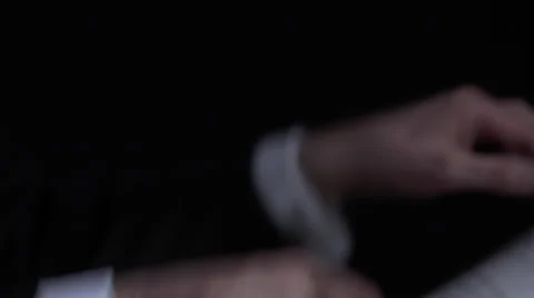 Conductor - hands close  Stock Footage 61020026