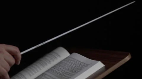 Conductor hands Stock Footage 61016873