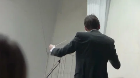 Conductor Marius Stravinsky Stock Footage 1160111