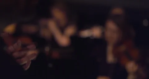 Conductor's arm symphony orchestra Video stock 107007605