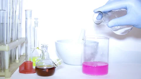 Conducts strange experiments Full HD Stock Footage 1218352