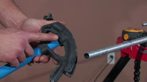 CONDUIT BENDER Stock Footage 12522206