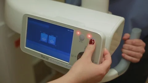 Cone Beam button Stock Footage 70997595