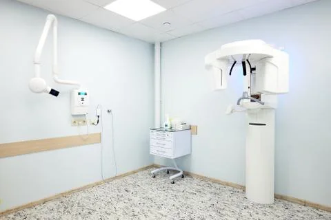 Cone beam computed tomography scanner, no people Stock Photos
