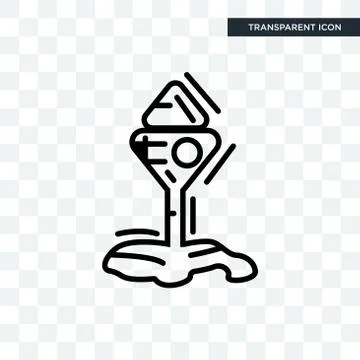 Cone Cell vector icon isolated on transparent background, Cone Cell logo desi Free Stock Illustration