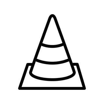 Cone construction Stock Illustration