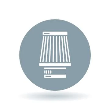Cone filter induction kit icon Stock Illustration
