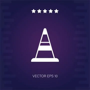 Cone  icon Illustrazione stock