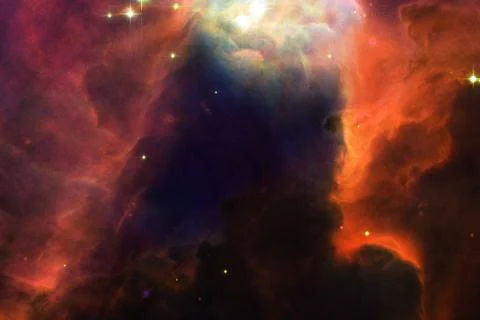 The Cone Nebula in outer space. Elements furnished by NASA Stockfoto's