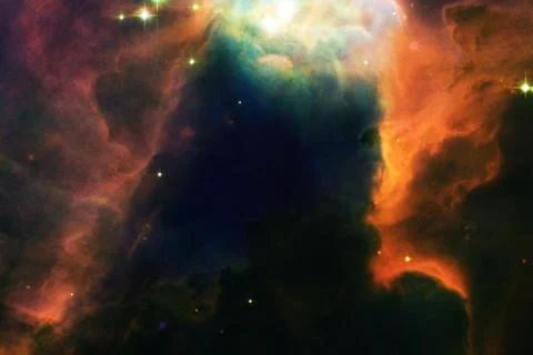 The Cone Nebula in outer space. Elements furnished by NASA 写真素材