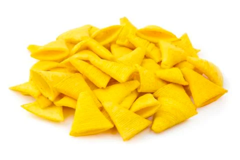 Cone shaped corn chips Stock Photos