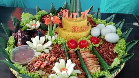 Cone-shaped rice Stock Footage 274890949