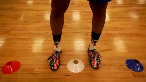 Cone shuffle Stock Footage 126308584