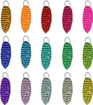 Cones for Christmas tree Stock Illustration