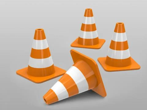 The cones Stock Illustration