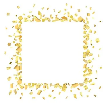 Conf gold rec Stock Illustration
