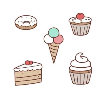 Confection Ilustración de archivo