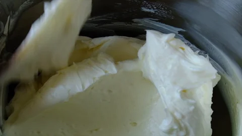 A confectioner prepares a cream Stock Footage 113013955