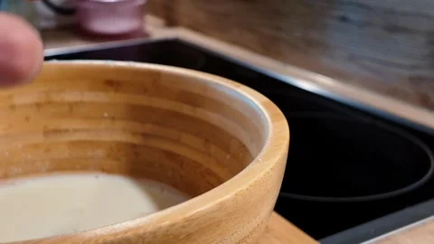Confectionery process. Mixing dough. Stock Footage 337257257