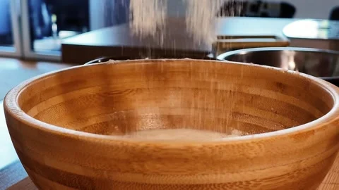 Confectionery process. Mixing dough. Stock Footage 337358627